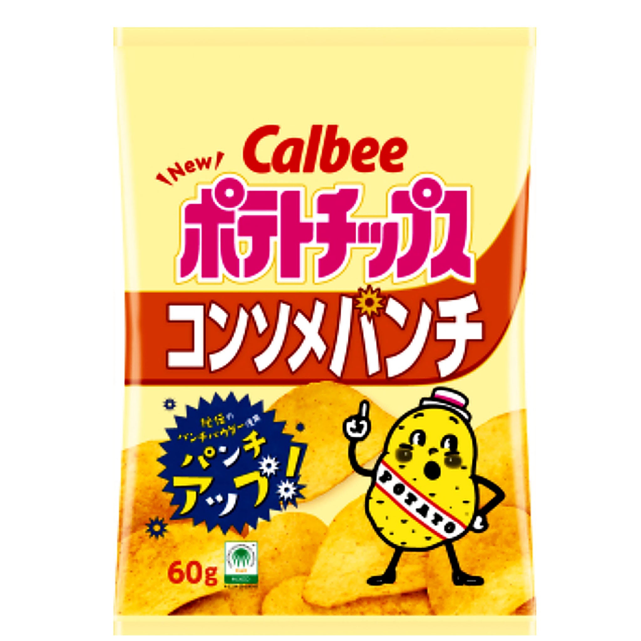 Calbee Potato Chips Consomme Punch